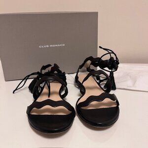 Club Monaco Black Tiphanie Women's Sandal Size 38